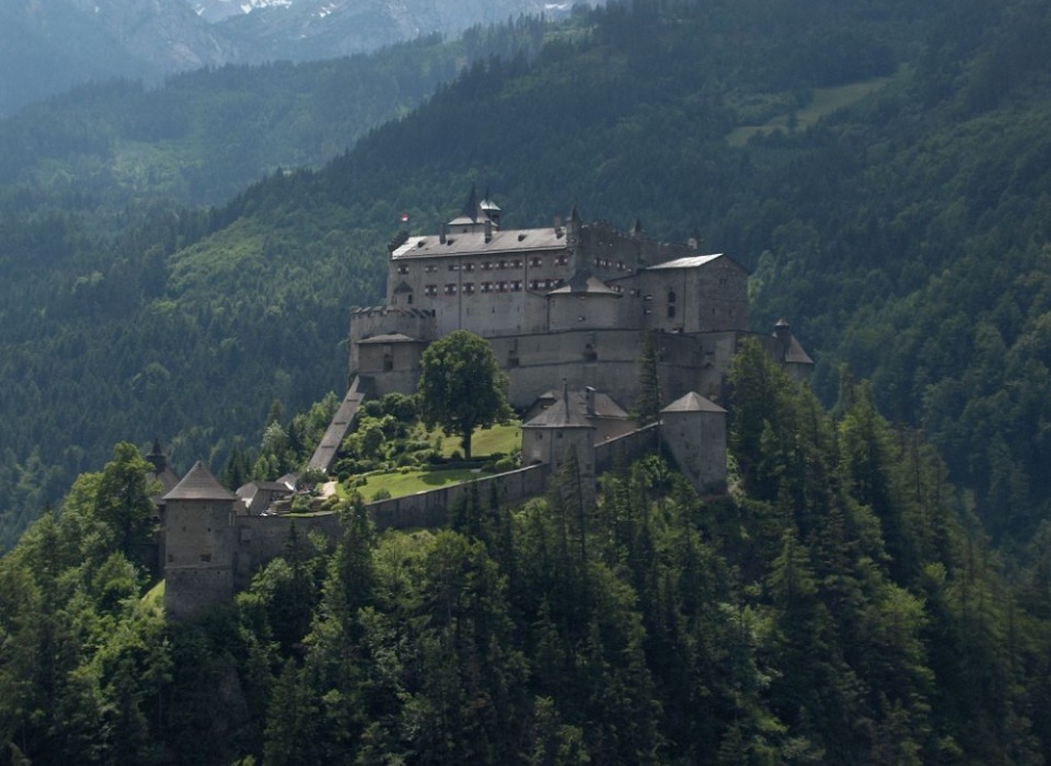 Medieval fortress Hohenwerfen (Austria)