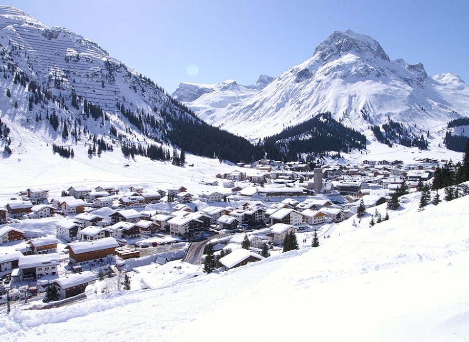 Ski resort Lech (Austria)